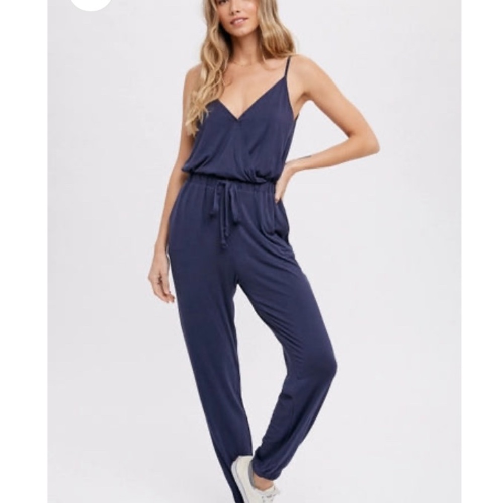 Navy Blue Women's Jumpsuit